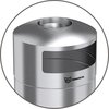 Hls Commercial 50 gal Round 50-Gallon Dual Side-Entry Trash Can, Silver, Stainless Steel HLS50DSO